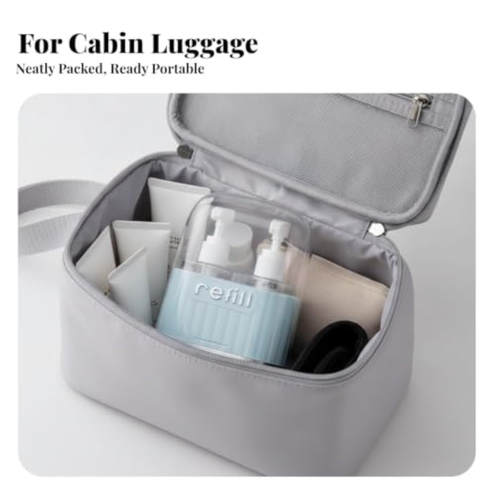 2 Pieces Refillable Travel Refill Bottle, Portable